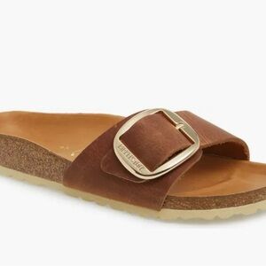 Madrid Big Buckle Slide Sandal